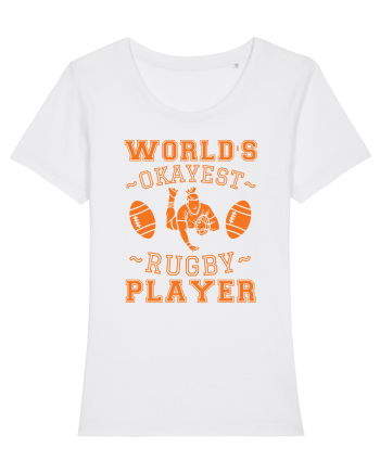 World'S Okayest Rugby Player White