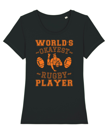 World'S Okayest Rugby Player Black