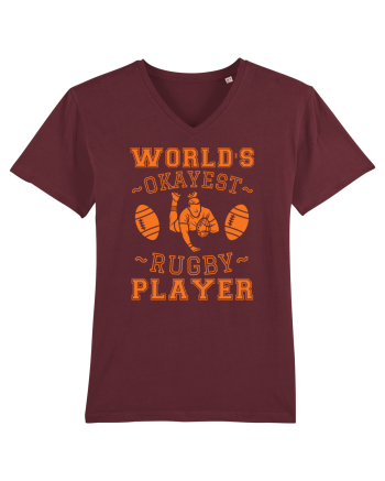 World'S Okayest Rugby Player Burgundy