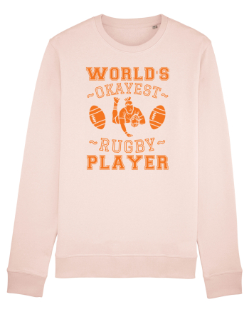 World'S Okayest Rugby Player Candy Pink