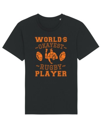 World'S Okayest Rugby Player Black
