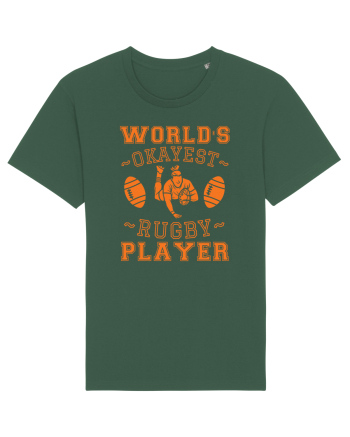 World'S Okayest Rugby Player Bottle Green