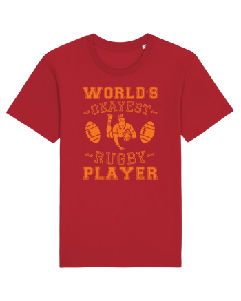 World'S Okayest Rugby Player Red