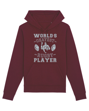 World'S Okayest Rugby Player Burgundy
