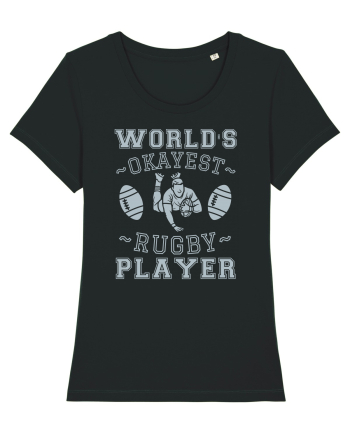 World'S Okayest Rugby Player Black