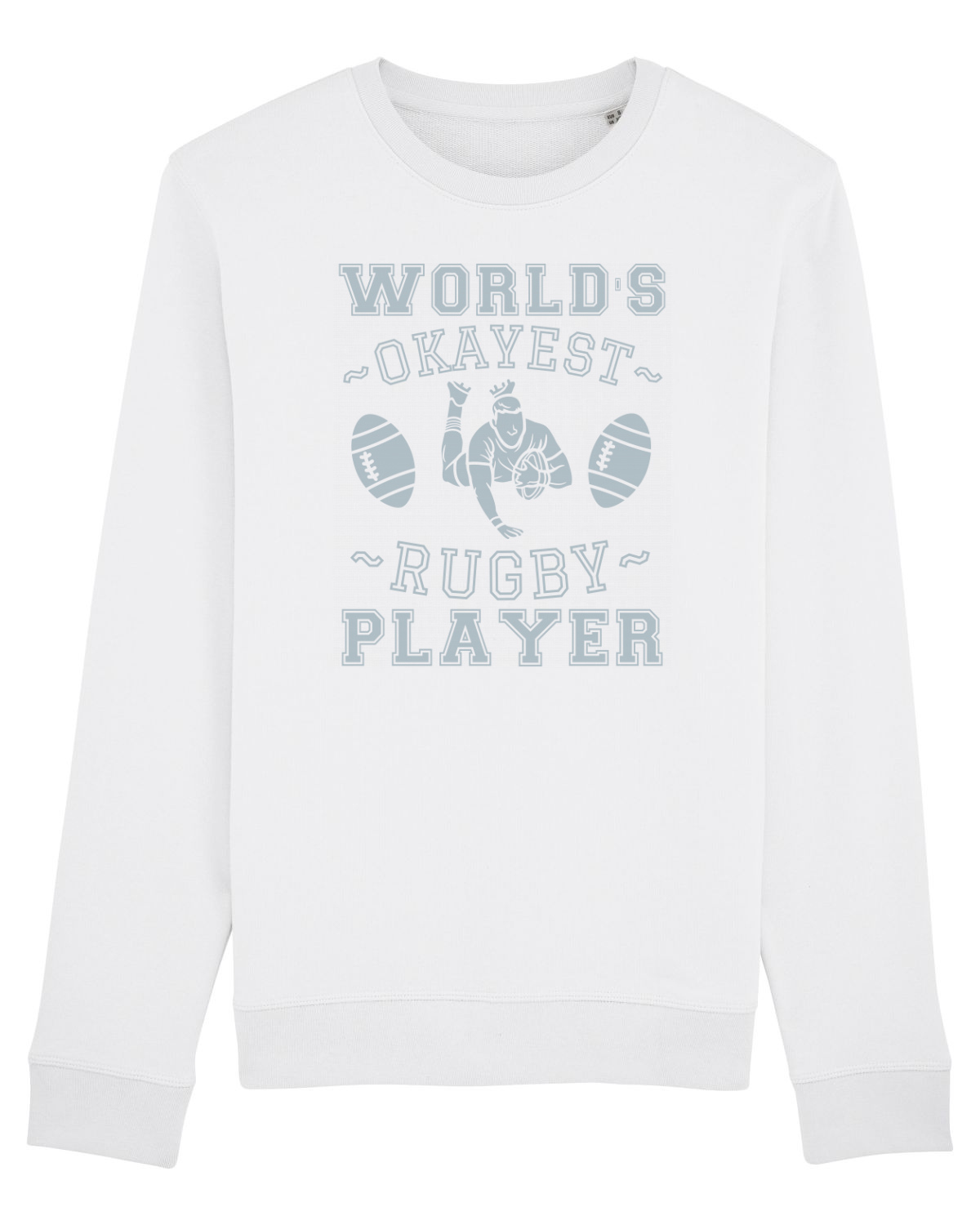 Bluză mânecă lungă Unisex Rise White