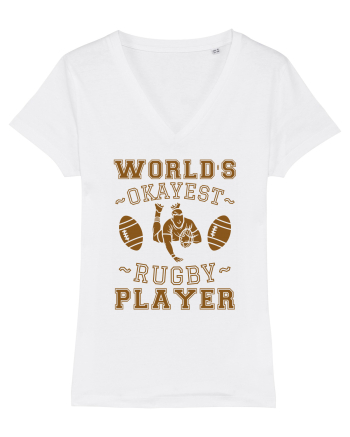 World'S Okayest Rugby Player White