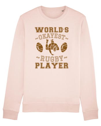 World'S Okayest Rugby Player Candy Pink