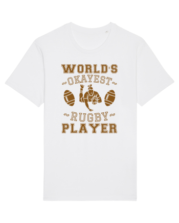 World'S Okayest Rugby Player White