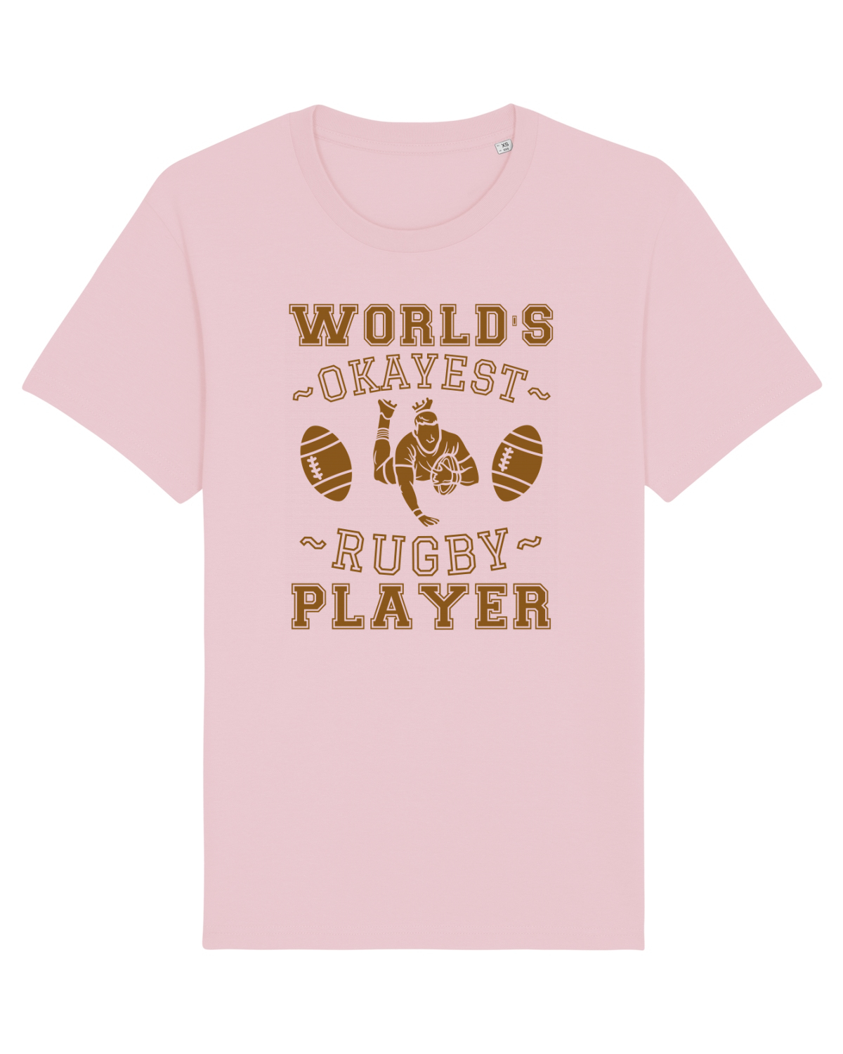 Tricou mânecă scurtă Unisex Rocker Cotton Pink