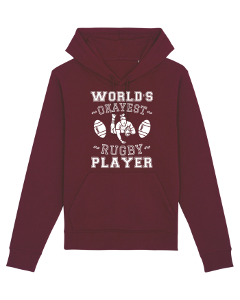 World'S Okayest Rugby Player Burgundy