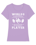 World'S Okayest Rugby Player Tricou mânecă scurtă guler larg fitted Damă Expresser