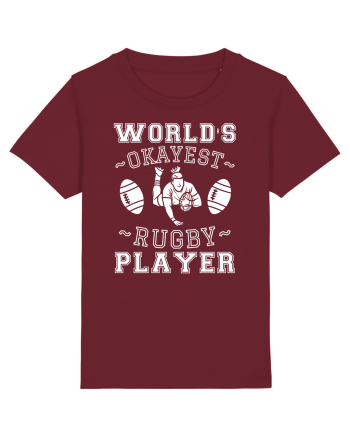 World'S Okayest Rugby Player Burgundy