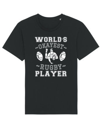 World'S Okayest Rugby Player Black