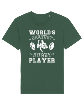 World'S Okayest Rugby Player Bottle Green