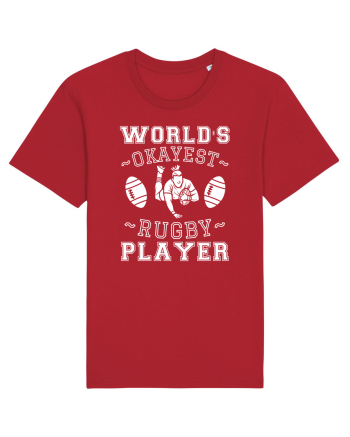 World'S Okayest Rugby Player Red
