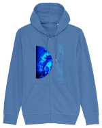 Blue Planet Hanorac cu fermoar Unisex Connector