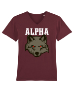 Alpha Wolf Tricou mânecă scurtă guler V Bărbat Presenter