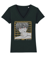 Kakkoii Tricou mânecă scurtă guler V Damă Evoker
