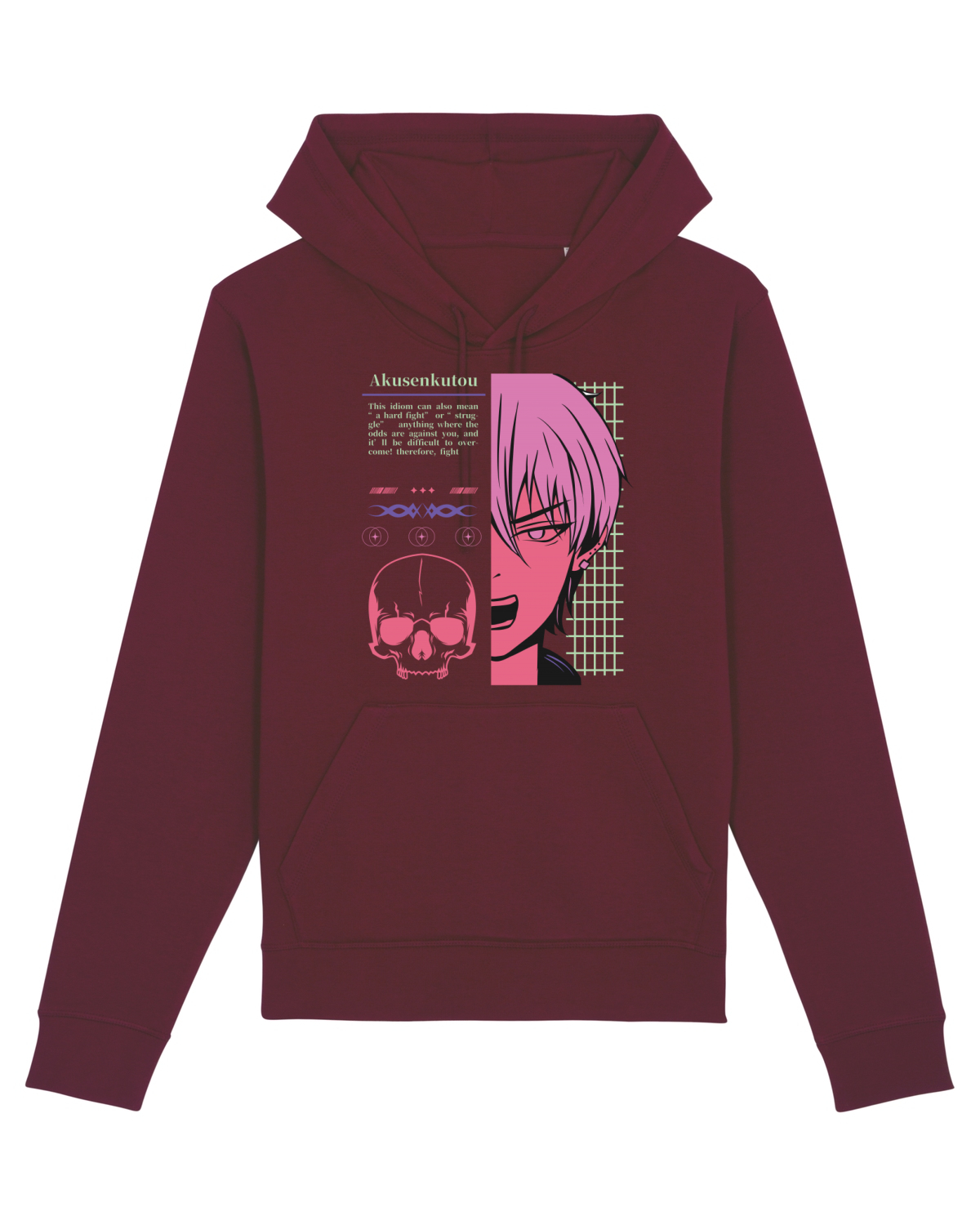 Hanorac Unisex Drummer Burgundy