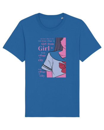 Girl from Village Royal Blue