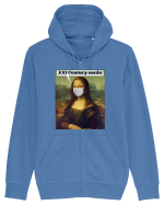 Funny Mona Lisa Hanorac cu fermoar Unisex Connector