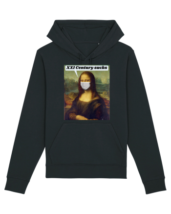 Funny Mona Lisa Black