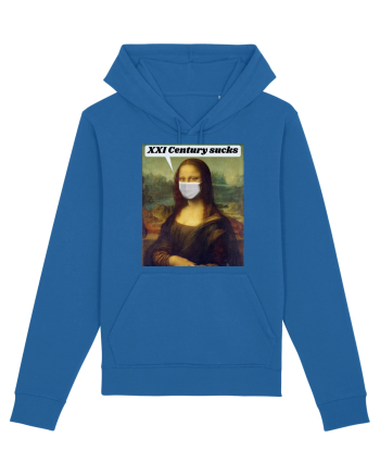 Funny Mona Lisa Royal Blue