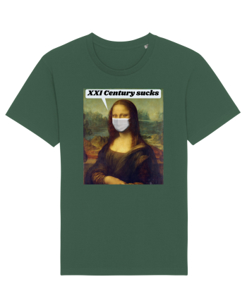 Funny Mona Lisa Bottle Green