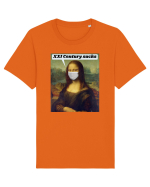 Funny Mona Lisa Tricou mânecă scurtă Unisex Rocker