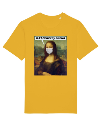 Funny Mona Lisa Spectra Yellow