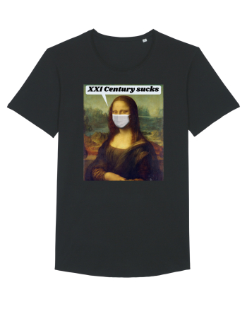 Funny Mona Lisa Black