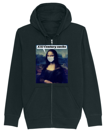 Funny Mona Lisa Black