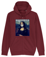 Funny Mona Lisa Hanorac cu fermoar Unisex Connector