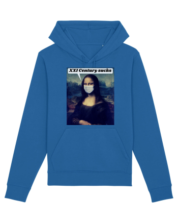 Funny Mona Lisa Royal Blue