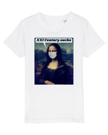Funny Mona Lisa White