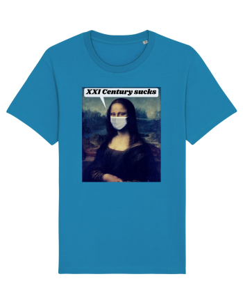 Funny Mona Lisa Azur