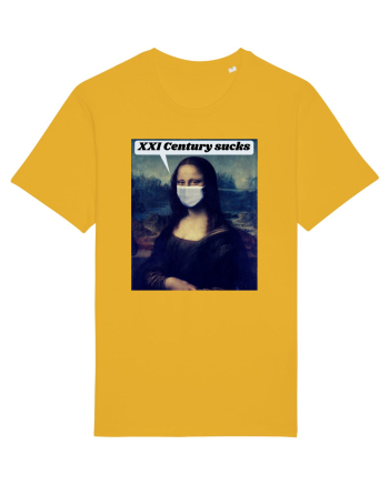 Funny Mona Lisa Spectra Yellow