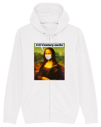 Funny Mona Lisa White