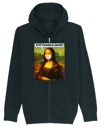 Funny Mona Lisa Black
