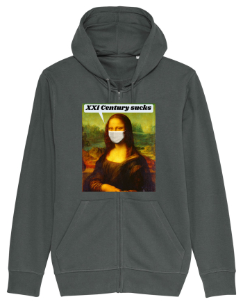 Funny Mona Lisa Anthracite