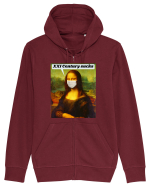 Funny Mona Lisa Hanorac cu fermoar Unisex Connector
