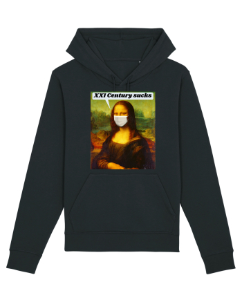 Funny Mona Lisa Black