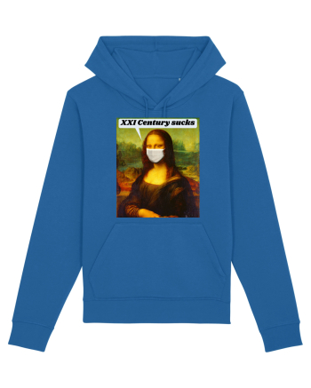 Funny Mona Lisa Royal Blue