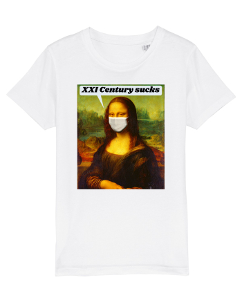 Funny Mona Lisa White