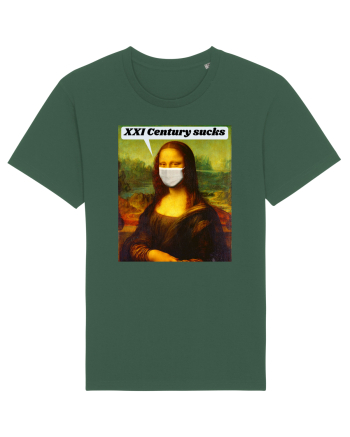 Funny Mona Lisa Bottle Green
