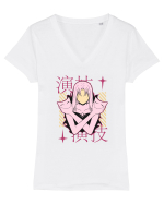 The Mask Tricou mânecă scurtă guler V Damă Evoker