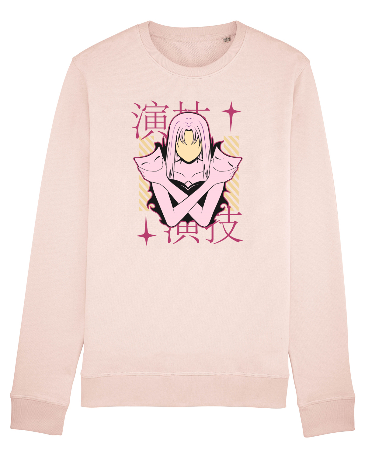Bluză mânecă lungă Unisex Rise Candy Pink