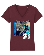 Cool Sk8 Tricou mânecă scurtă guler V Damă Evoker
