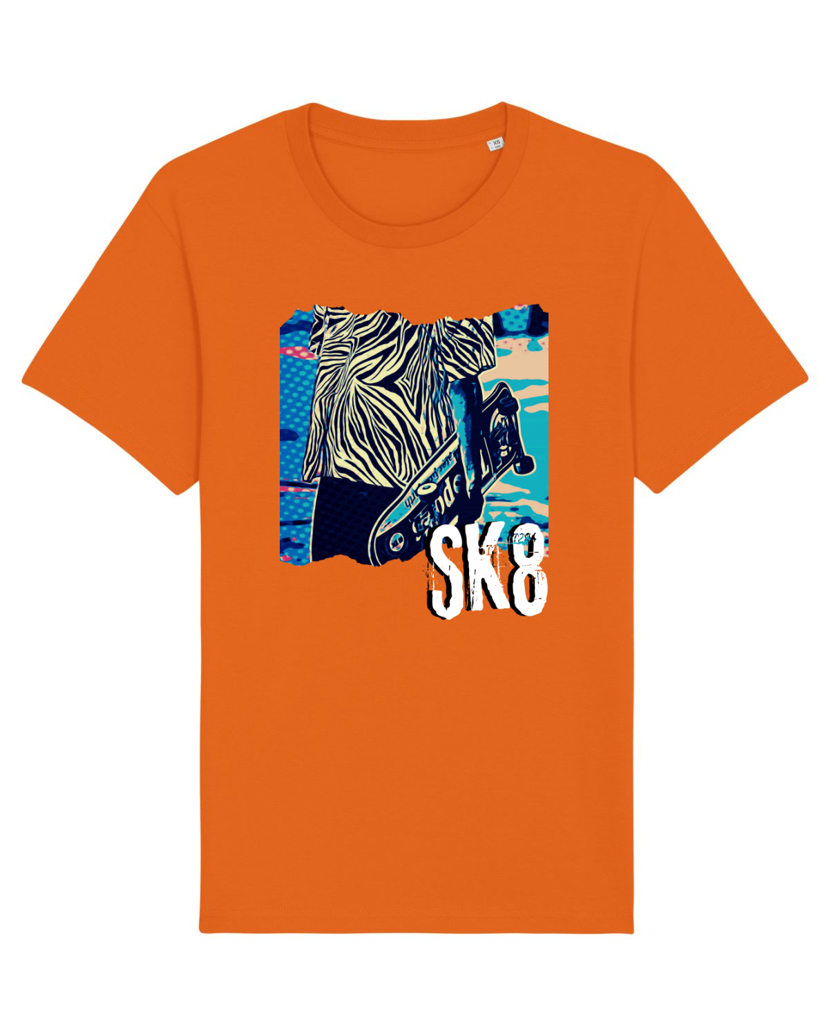 Tricou mânecă scurtă Unisex Rocker Bright Orange